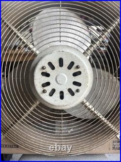 Vintage Metal Fan for Window, Reversible With 2 Speeds, Works Wonders