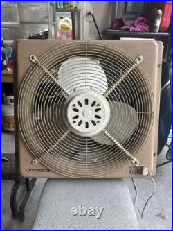 Vintage Metal Fan for Window, Reversible With 2 Speeds, Works Wonders