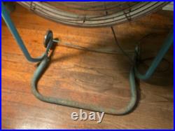 Vintage Mid-Century Emerson Electric Seabreeze Roll-About Adjustable 2-Speed Fan