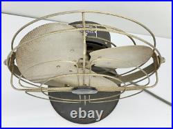 Vintage Mid-Century Surf Fan 540-2 Electric 13 3 Blade G-M Laboratories READ