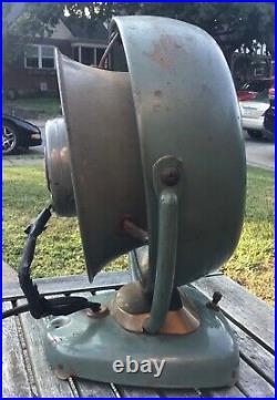 Vintage Mid Century Vornado 2 Speed Electric All Metal Fan Model 16C2-1 Working