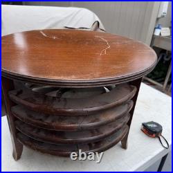 Vintage Mimms Northington Circular Floor Fan 3 Speed Brown Retro MCM. Needs Cord