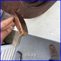 Vintage Mimms Northington Circular Floor Fan 3 Speed Brown Retro MCM. Needs Cord