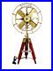 Vintage_Nautical_Brass_Antique_Electric_Pedestal_Fan_With_Wooden_Tripod_Stand_01_gjl