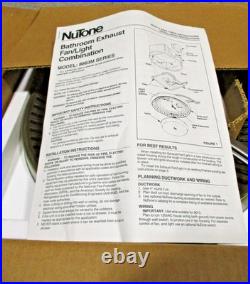 Vintage Nutone 8663MAB Exhaust Fan Light Antique Brass Anodized AL New Old Stock