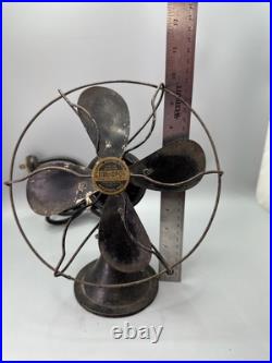 Vintage Original Black Signal Electric Mfg Co 8 Cool Spot Fan Working