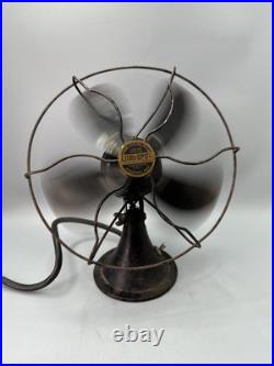 Vintage Original Black Signal Electric Mfg Co 8 Cool Spot Fan Working