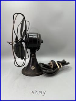 Vintage Original Black Signal Electric Mfg Co 8 Cool Spot Fan Working