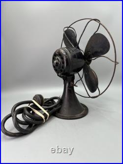 Vintage Original Black Signal Electric Mfg Co 8 Cool Spot Fan Working
