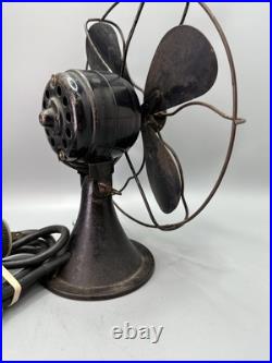 Vintage Original Black Signal Electric Mfg Co 8 Cool Spot Fan Working