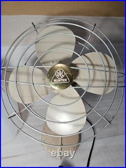 Vintage R&M Hunter Division 12, 2 Peed Table Fan (Very Good Conditions)