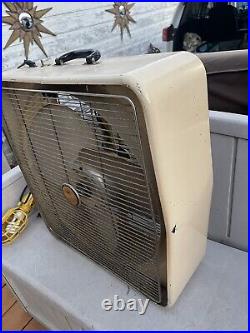 Vintage Rare Diehl 2 Speed Floor Box Fan USA Working Great Vintage Rare Diehl 2 Speed Floor Box Fan USA Working Great