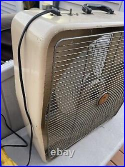 Vintage Rare Diehl 2 Speed Floor Box Fan USA Working Great Vintage Rare Diehl 2 Speed Floor Box Fan USA Working Great