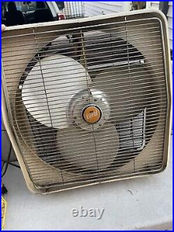 Vintage Rare Diehl 2 Speed Floor Box Fan USA Working Great Vintage Rare Diehl 2 Speed Floor Box Fan USA Working Great