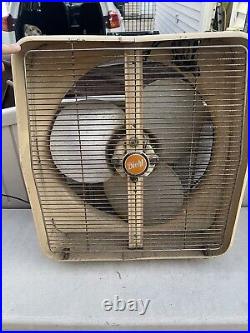 Vintage Rare Diehl 2 Speed Floor Box Fan USA Working Great Vintage Rare Diehl 2 Speed Floor Box Fan USA Working Great