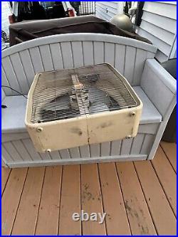 Vintage Rare Diehl 2 Speed Floor Box Fan USA Working Great Vintage Rare Diehl 2 Speed Floor Box Fan USA Working Great