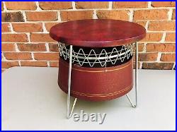 Vintage Retro Mid-Century Modern KENMORE 3 Speed Hassock Fan Table No Cord
