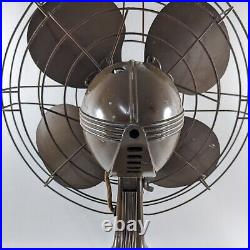 Vintage Robbins & Myers 22004A Oscillating 3 Speed Big Fan Works Great 18 Cage