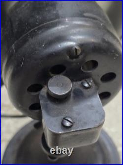 Vintage Robbins & Myers Metal Desk Or Mount Fan Works Rare