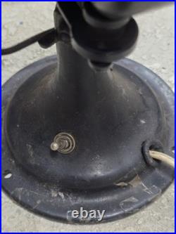 Vintage Robbins & Myers Metal Desk Or Mount Fan Works Rare