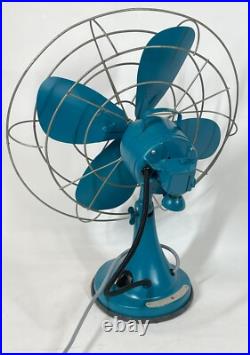 Vintage Robbins & Myers RESTORED Model 11018 3 Speed Oscillating 15 Desk Fan Vintage Robbins & Myers RESTORED Model 11018 3 Speed Oscillating 15 Desk Fan