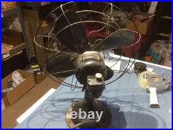 Vintage Robbins & Myers electric 3 speed oscillating fan