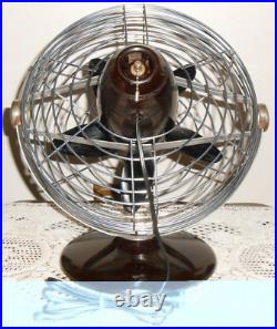 Vintage Roto Beam Art Deco Bakelite 3-speed Fan! Looks Spectacular! Works Great