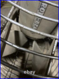 Vintage Roto Beam Industrial Fan For Parts Or Repair. Rare Fan. It Doesn't Work