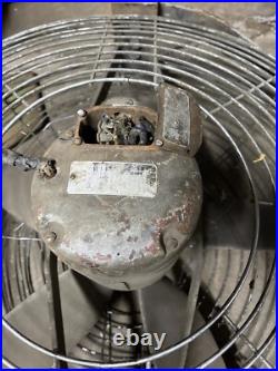 Vintage Roto Beam Industrial Fan For Parts Or Repair. Rare Fan. It Doesn't Work