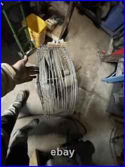 Vintage Roto Beam Industrial Fan For Parts Or Repair. Rare Fan. It Doesn't Work