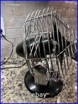 Vintage Roto-Beam model 116 Electric Fan 3- Speed Original Cord No Rust