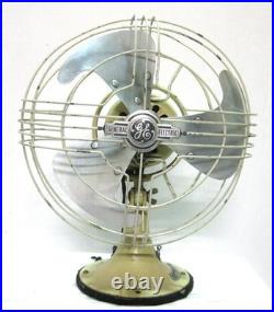 Vintage Scarce GE Creme 9 Mid Century VORTALEX Vintage Electric Fan Runs Vintage Scarce GE Creme 9 Mid Century VORTALEX Vintage Electric Fan Runs