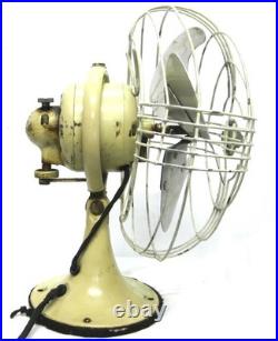 Vintage Scarce GE Creme 9 Mid Century VORTALEX Vintage Electric Fan Runs