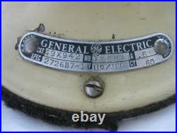Vintage Scarce GE Creme 9 Mid Century VORTALEX Vintage Electric Fan Runs