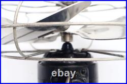Vintage Signal Electric Type 550A Oscillating Desk Fan Working Very Nice