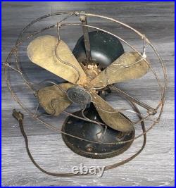 Vintage Small General Electric Whiz Oscillating Desk Fan 11 Tall