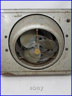 Vintage VORNADO 2-Speed Window Fan D16W1-1 Art Deco WORKS QUIETLY -Adjustable