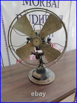 Vintage Verity Orbit Oscillating table fan desk England fan 4 Propeller