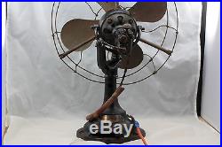 Vintage Verity''Orbit''electric fan. 12inch. Art deco. Oscilating. Unrestored. 1930's