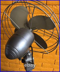 Vintage Victor Electric VICTRON Pedestal Fan Works Clean