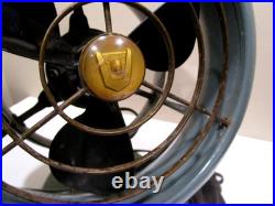 Vintage Vornado B24 C1 Green Metal Desk Fan 2 Speed Rare 1950s Industrial