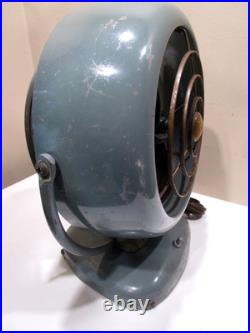 Vintage Vornado B24 C1 Green Metal Desk Fan 2 Speed Rare 1950s Industrial
