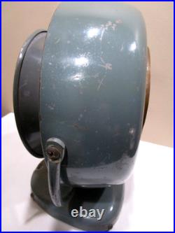 Vintage Vornado B24 C1 Green Metal Desk Fan 2 Speed Rare 1950s Industrial