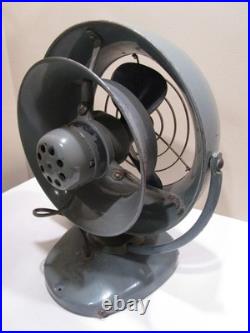 Vintage Vornado B24 C1 Green Metal Desk Fan 2 Speed Rare 1950s Industrial