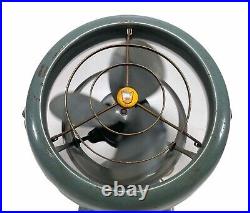 Vintage Vornado Fan Model B20C1 Electric Desktop Blue Metal 2 Speed Working