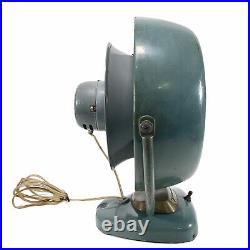 Vintage Vornado Fan Model B20C1 Electric Desktop Blue Metal 2 Speed Working