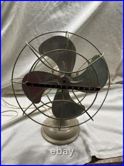 Vintage WESTINGHOUSE Lively Aire Oscillating Electric Desk Fan
