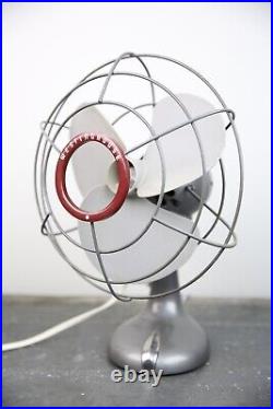 Vintage Westinghouse Electric Fan Oscillating Blades Art Deco Mid Century NICE