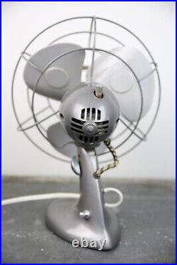 Vintage Westinghouse Electric Fan Oscillating Blades Art Deco Mid Century NICE