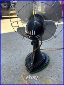 Vintage Westinghouse Electric Table Fan 12 Blades 2 Speed Works